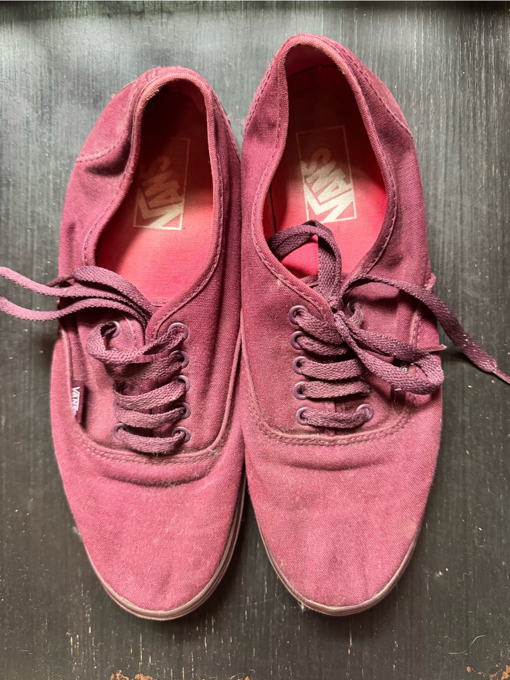 Vans Shoes in Burgundy